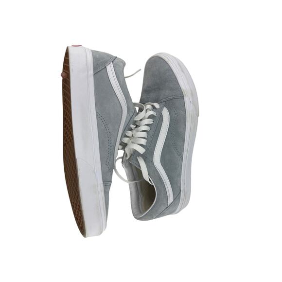 Vans Old Skool Pig Suede Blue Fog/True White Womens 8.5 - Picture 6 of 9